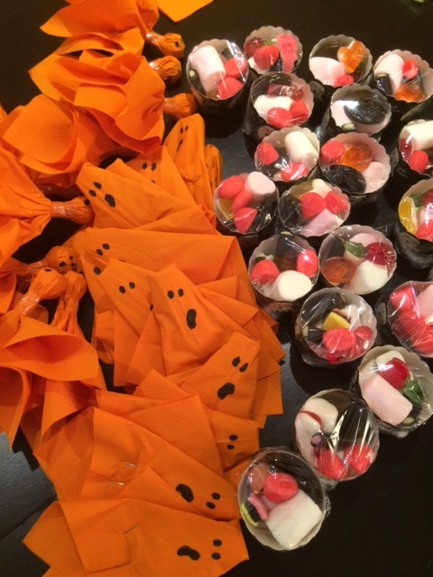 Make The Exorcist Fall In Love 100 Sacchetti Regalo Autoadesivi Per Halloween - Zucca Nero/Arancio Per Caramelle, Biscotti Witch Gadget