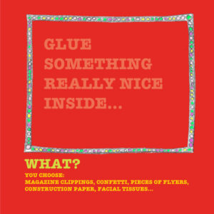 Glue this book. A funny activity book inspired by Montessori materials