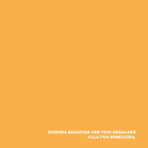 Benvenuta sorellina! Un libro per raccogliere i disegni del fratello maggiore.