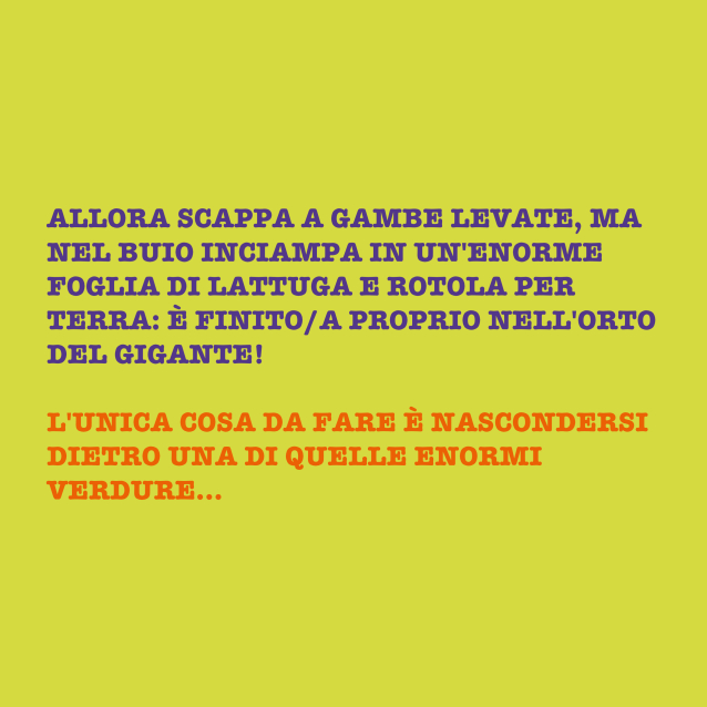 Un inventa storie con mostri, streghe, fantasmi e un solo gigante... 