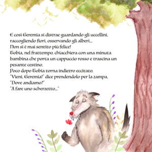 Geremia, il lupo buono, incontra Cappuccetto Rosso