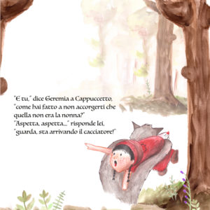 Geremia, il lupo buono, incontra Cappuccetto Rosso