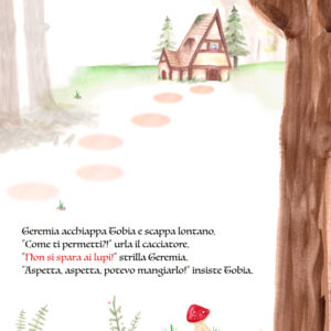 Geremia, il lupo buono, incontra Cappuccetto Rosso