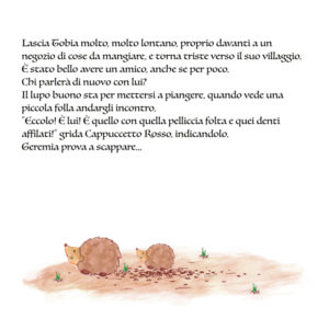Geremia, il lupo buono, incontra Cappuccetto Rosso