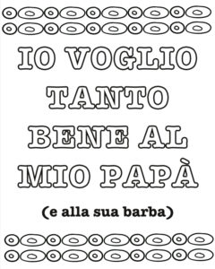 A papà regalo una storia... Il mio papà ha la barba