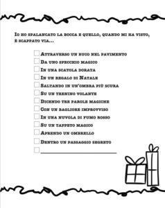 Il mio racconto di Natale - Un libro da completare