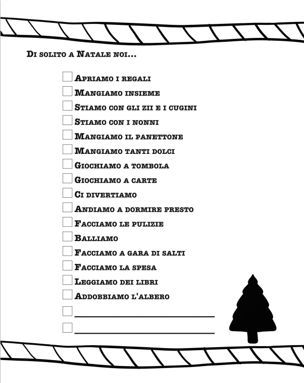 Il mio racconto di Natale - Un libro da completare